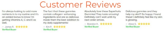 goli superfruits gummies reviews from customers
