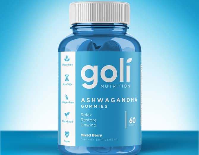 bottle of goli's ashwa